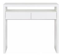 Bureau Extensible 1 Tiroir "Azort" 100cm Blanc