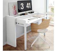 Bureau extensible blanc - BU0065 - Blanc - Terre de Nuit