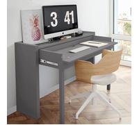 Bureau extensible gris foncé - BU0065 - Gris foncé - Terre de Nuit