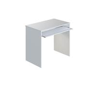 Bureau GABY avec tablette extractible L90cm x H79cm - Blanc