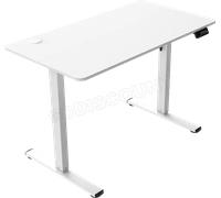 Mars Gaming Bureau électrique MGD-ERGOPRO – Réglage 73–118 cm, 110×60 cm, Blanc