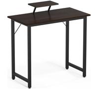 Bureau Gamer - LDSZXNE - 80x40x75 cm - PVC Fibre de Carbone - Noir