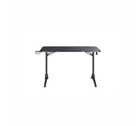 Bureau gamer WE Gamium avec support casque et gobelet - structure en métal - plateau en fibre de carbone / effet texturé - poids max supporté 100 kg
