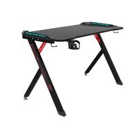 Bureau gaming Berserker Gaming Premium Balder 120 Illuminated 113 x 60 x 75 cm Noir et Rouge