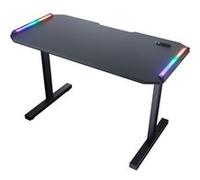 Cougar Bureau gaming DEIMUS – Design ergonomique, surface spacieuse, gestion des câbles intégrée