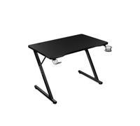 huzaro Hero 1.8 Bureau Gaming | Plateau Structure Carbone 100x60cm | Crochet Casque et Porte Goblet | Construction Moderne et Solide | Design Ergonomique | Poste PC Gamer | Noir