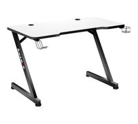 Huzaro Bureau gaming Hero 2.5 – Ergonomique 120x60 cm, structure Carbon, blanc