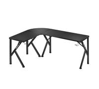 Huzaro Bureau d'angle gaming Hero 6.3 – Plateau carbone 154x117 cm, crochet casque, noir