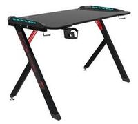 Bureau Gaming Premium Balder-120 Illuminated Black Red 113 X 60 X 75 Cm Noir / rouge