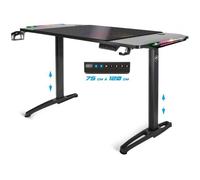 Bureau Gaming - Spirit Of Gamer - 140 cm - Électrique - RGB - Tapis de Souris XXL Inclus