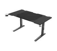 Bureau GENESIS Holm Modular 140cm MDF et Acier Éclairage LED
