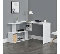 Bureau Gigogne Arendal 77 x 120 x 50 cm Blanc [en.casa]