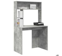 Bureau Gris, CLOUD, Table à écrire, Pour 1 personne, Gris béton 91x50x149 cm ,bois d'ingénierie BBB845