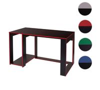 Bureau HWC-J26, bureau informatique table de bureau, 120x60x76cm ~ noir-bleu