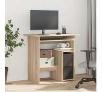 Bureau Informatique - CLOUD - Chêne sonoma - 80x45x74 cm - Bois d’ingénierie LL17571