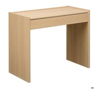 Bureau John rectangulaire 50x100cm 1 tiroir beige - Atmosphera Créateur d'intérieur