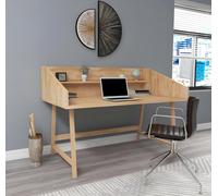 Bureau marron clair élégant Tables de bureau design Meubles en bois de luxe