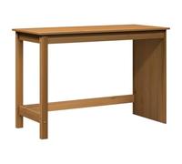 Bureau Marron miel 112 x 50 x 75 cm Bois d'épicéa massif | Bois de pin massif, finition mate, design rectangulaire, taille compacte, grain de bois naturel, adapté au bureau à domicile