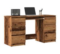 vidaXL Bureaux 2 pcs Chêne noir 140x50x76 cm Bois d'ingénierie, moderne et compact