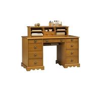 Bureau du Notaire Pin Massif Miel de Style Anglais