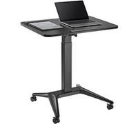 Bureau mobile - Maclean - MC-453B - Noir - Réglage pneumatique - 80x52cm - 8kg max