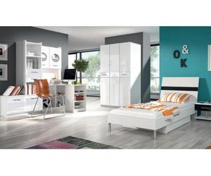 Bureau moderne en bois Bureau d'angle Jeunesse Chambre d'enfant Blanc Meubles Design