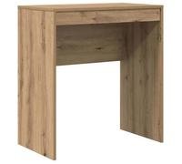Bureau moderne en bois d'ingénierie - vidaXL - Chêne artisanal - 70x40x76 cm - Compact - Résistant - Rangement ample