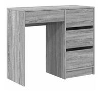 vidaXL Bureau d'écriture gris Grey Sonoma Bois d'ingénierie Moyen