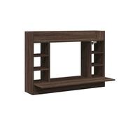 Bureau mural Chêne marron 105x48x75 cm Bois d'ingénierie 847974
