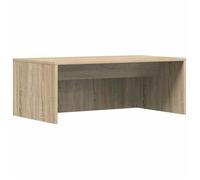 Bureau mural en bois d'ingénierie - vidaXL - Chêne Sonoma - 80x45x30 cm - Gain de place - Facile à nettoyer