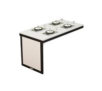 Bureau mural flottant avec plateau rabattable, bureau compact multifonction pour cuisine, étude, balcon, écriture, travaux légers