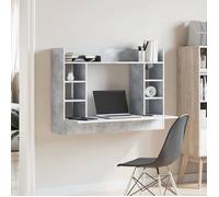 Bureau mural Gris, CLOUD, Table à écrire, Pour 1 personne, gris béton 105x48x75 cm ,bois d'ingénierie BBB642