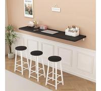 Bureau mural pliable, établi pliable pour étude, salle à manger, ou utilisation d'ordinateur portable, design peu encombrant pour la maison et le bureau