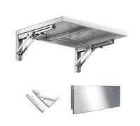 Bureau mural pliable flottant au design élégant - Table pliante de cuisine compacte pour petits espaces (100 x 40 cm / 39x16in) Solution d'espace de travail polyvalente