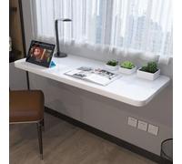 Bureau mural pliable pour économiser de l'espace - Wortat flottant en bois pour cutter portable - Multifonction - Pour la maison et le bureau