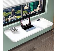 Bureau mural pliable - Table d'étude et de salle à manger gain de place - Support mural polyvalent pour ordinateur portable, idéal pour le bureau à domicile, la chambre ou la salle de bain - Design c