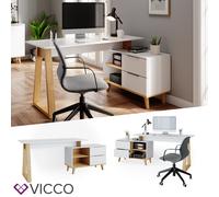 Vicco Bureau Nautica, Blanc, 138x60cm