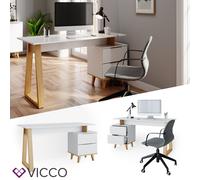 Vicco Bureau Nautica, Blanc, 138x60cm