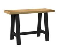 vidaXL Bureau NOAIN pieds en forme de A 120x50x75 cm bois massif pin Marron