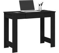 Bureau noir 100x45x75 cm bois d ingénierie Noir