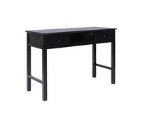 VidaXL Bureau Bois Noir 110 cm