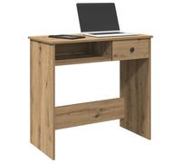Bureau Noir 80x40x75 cm Aggloméré bureau d'ordinateur bureau debout vidaXL