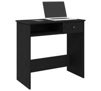 Bureau Noir 80x40x75 cm Aggloméré bureau d'ordinateur bureau debout vidaXL