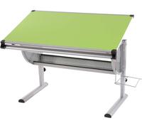 Bureau pour enfants/jeunes Bureau d'écolier Bureau de bureau Oxford, réglable en hauteur, inclinable ~ vert