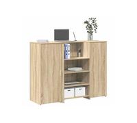vidaXL Bureau réception - Chêne sonoma