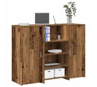 Vidaxl Bureau De Réception Vieux Bois 155x50x103,5cm Bois D'ingénierie Multicolore