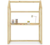 Bureau réglable Azomor en forme de maison, en bois massif, pour une chambre d'enfant créative