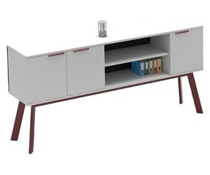 Bureau Set Table basse Sideboard Aménagement de bureau 3pcs Set