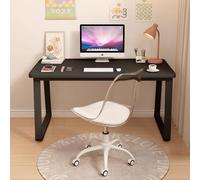 Bureau simple pour le télétravail, bureau d'ordinateur pour le bureau, plateau spacieux pour travailler et étudier, bureau moderne pour la chambre, facile à monter, robuste et durable. À propos de cet