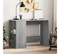 vidaXL Bureau sonoma gris 102x50x75 cm bois d'ingénierie